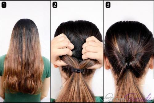 Как красиво заколоть волосы средней длины 05 Как красиво заколоть волосы средней длины 05