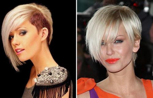 Рисунки на голове женские асимметрия. Асимметричные прически для коротких волос