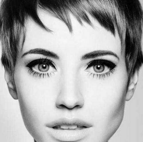 Прически для круглого лица на каждый день. Стрижки на короткие волосы для круглого лица