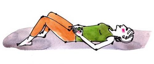 Йога для улучшения кровообращения в малом тазу. 