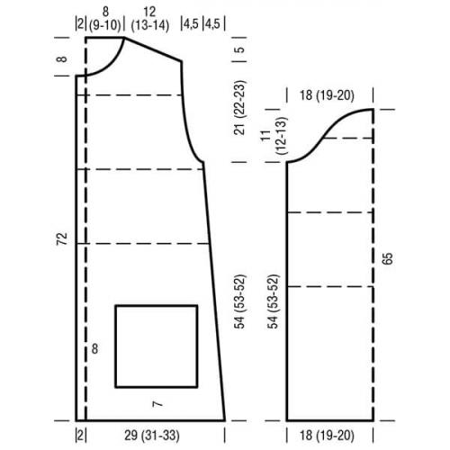 Серый кардиган спицами. Простой кардиган платочной вязкой спицами для начинающих: схема и описание