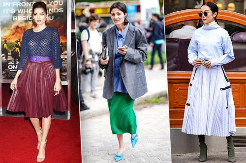 Изумрудная юбка плиссе. Плиссировка без ошибок: 10 правил ношения юбок в складку