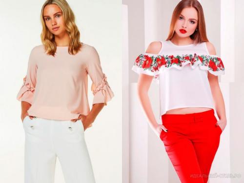 Блузки, блузы и блузоны. Женские блузки: типы, советы по выбору и особенности, как правильно подобрать блузку (85 фото)