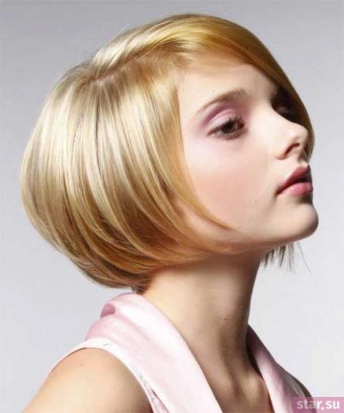 Боб каре на ножке 2019. Стрижка боб каре на ножке на короткие волосы