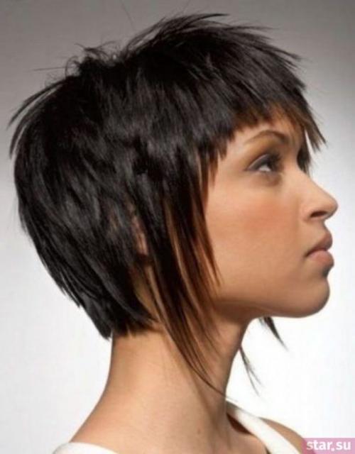 Боб каре на ножке 2019. Стрижка боб каре на ножке на короткие волосы