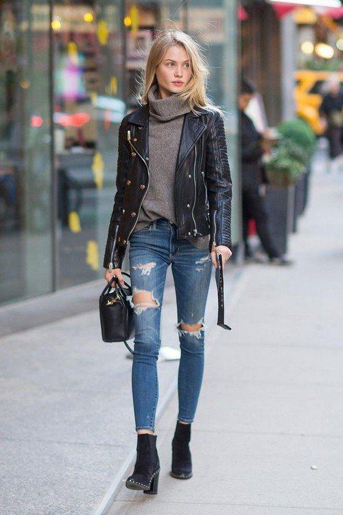 С чем носить светлые джинсы осенью. С чем носить джинсы осенью 2019