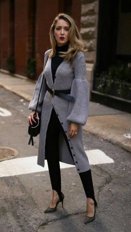 Кардиган, какой длины должен быть. Кардиган: уместные сочетания под определенную длину, образы