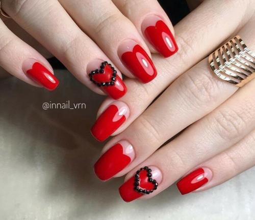 Маникюр френч сердце. Френч в форме сердца: 18 идей изящного маникюра 04 Маникюр френч сердце. Френч в форме сердца: 18 идей изящного маникюра 04