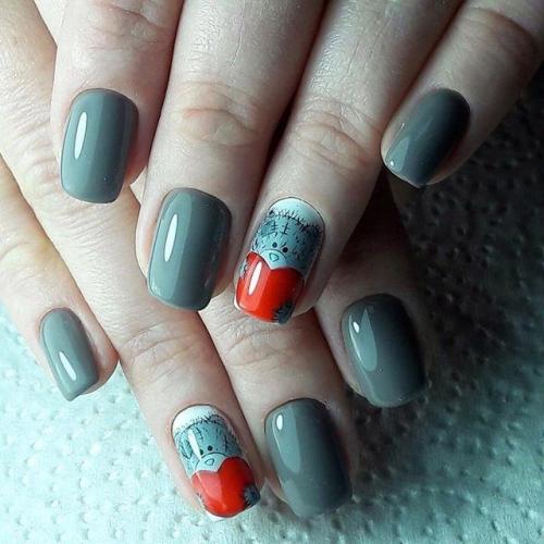 Маникюр с сердцем. Маникюр с сердечками: фото самых стильных идей