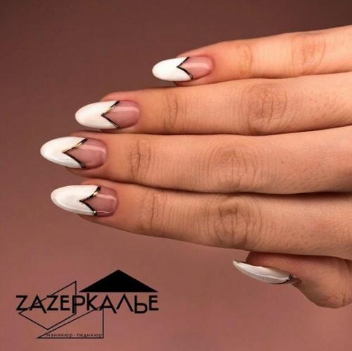 Маникюр френч сердце. Френч в форме сердца: 18 идей изящного маникюра 13 Маникюр френч сердце. Френч в форме сердца: 18 идей изящного маникюра 13