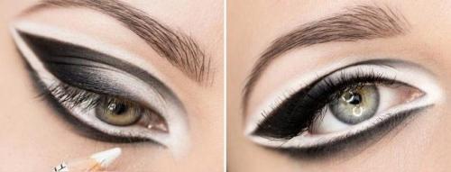 Макияж с белыми тенями. Как использовать белые тени 05 Макияж с белыми тенями. Как использовать белые тени 05