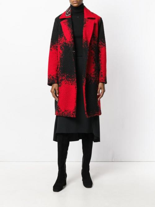 Черное пальто с чем носить 2019. Модные пальто с принтами 2019 2020 — фото