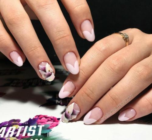 Маникюр френч сердце. Френч в форме сердца: 18 идей изящного маникюра 03 Маникюр френч сердце. Френч в форме сердца: 18 идей изящного маникюра 03