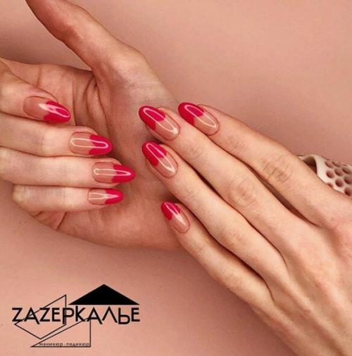 Маникюр френч сердце. Френч в форме сердца: 18 идей изящного маникюра 11 Маникюр френч сердце. Френч в форме сердца: 18 идей изящного маникюра 11