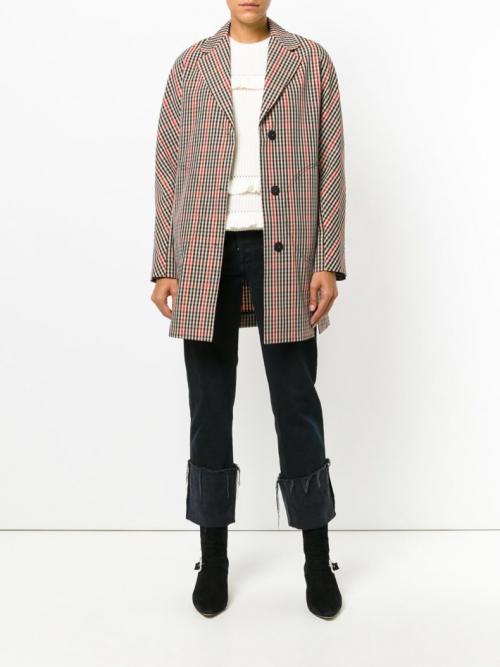 Черное пальто с чем носить 2019. Модные пальто с принтами 2019 2020 — фото