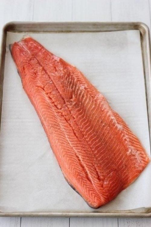 Запеченная форель. 177 ккал на 100 гр. 02