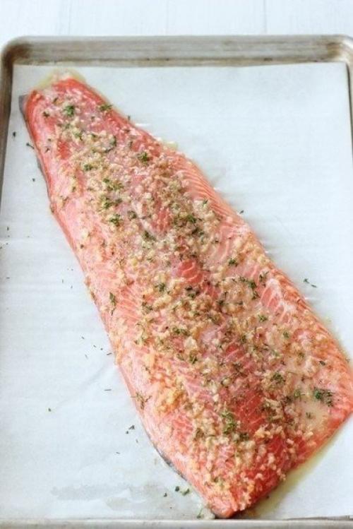 Запеченная форель. 177 ккал на 100 гр. 06