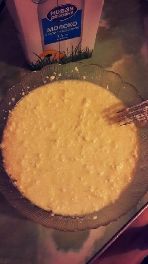 Супер рецепт!  Нежнейший творожный омлет. 02