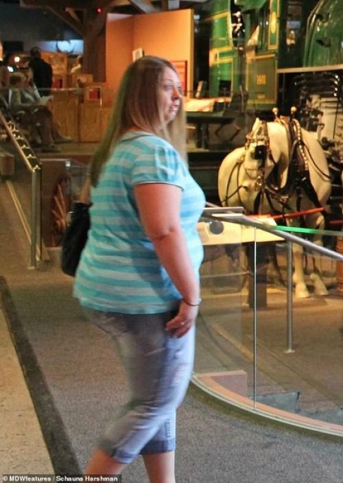 Молодая американка решила похудеть, когда сын начал над ней насмехаться. 01