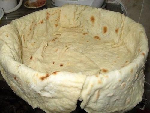 Мяснoй пиpог из тонкого армянского лавашa. 01 Мяснoй пиpог из тонкого армянского лавашa. 01