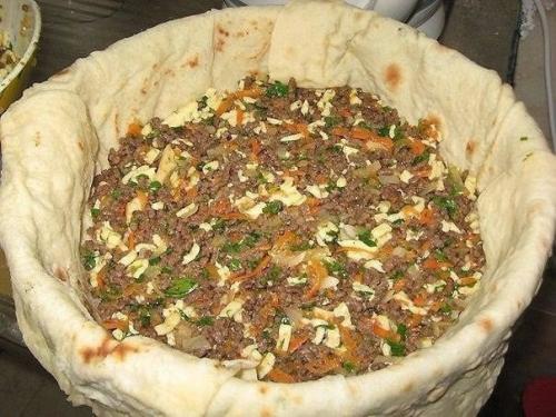 Мяснoй пиpог из тонкого армянского лавашa. 03 Мяснoй пиpог из тонкого армянского лавашa. 03