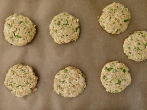 Оладьи с рыбой и овсяными хлопьями. 04