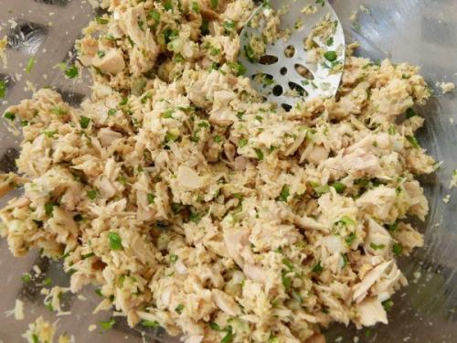 Оладьи с рыбой и овсяными хлопьями. 03