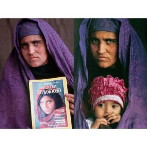 Вот как изменилась девочка, которую прозвали афганская Мона Лиза. 01