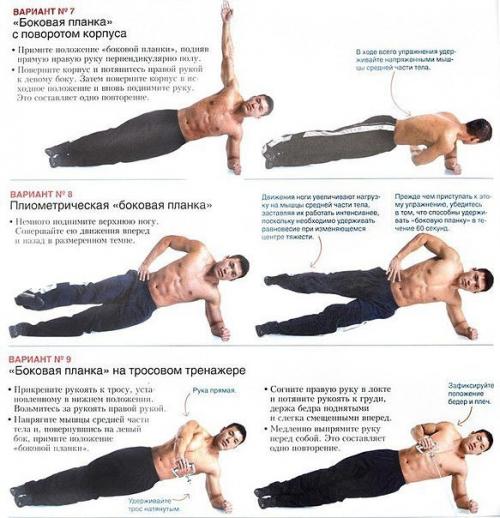 Упражнение планка.  Планка - является одним из самых популярных изометрических упражнений для проработки мышц пресса. 03