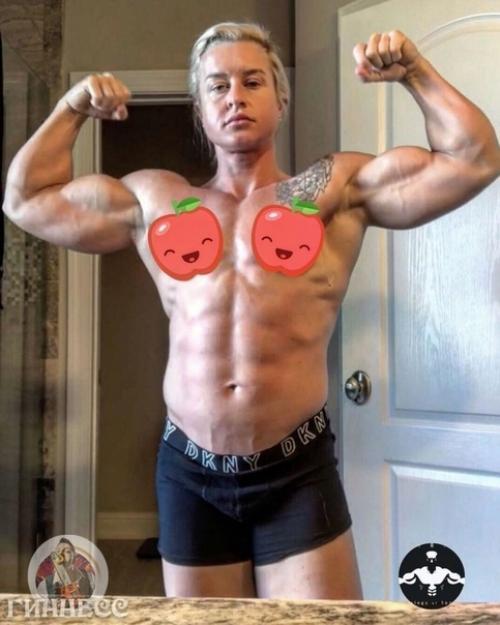 Мощная тесса бойя - американская военнослужащая с руками невероятных размеров. 02