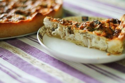 Французский киш с курицей и шампиньонами. 06 Французский киш с курицей и шампиньонами. 06