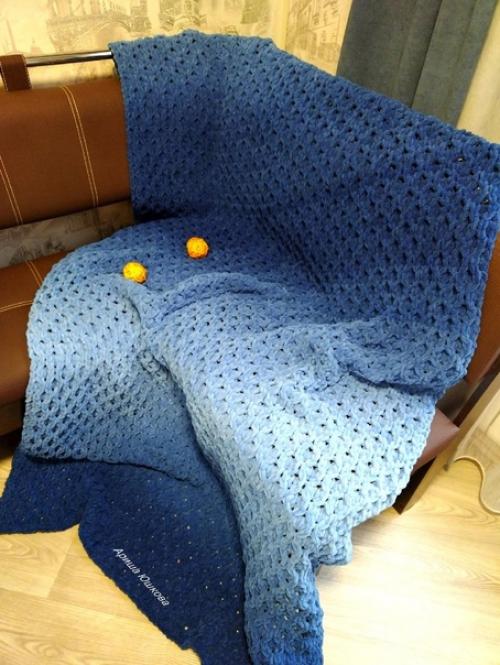 Автор чудного пледика - чудная девочка Ариша юшкова. 07