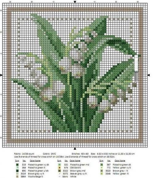 Мы вышиваем цветочные мотивы. 04