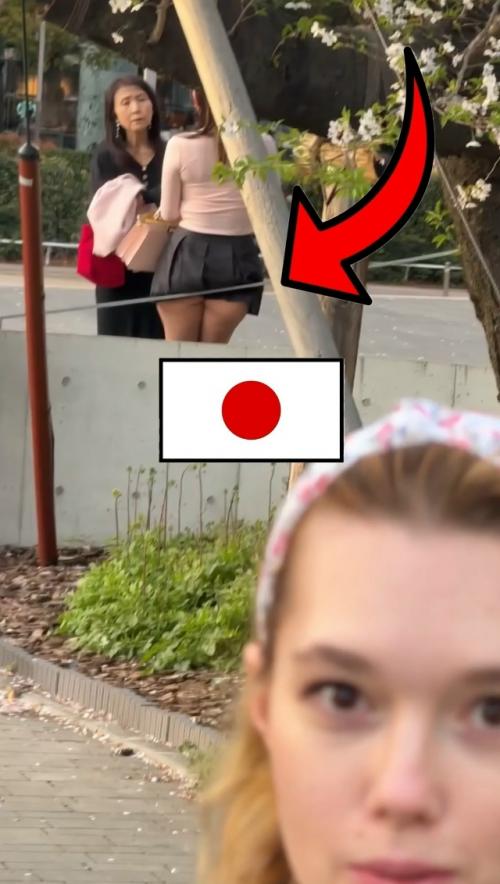 Контрасты японской моды: мини-юбки против термобелья. 01