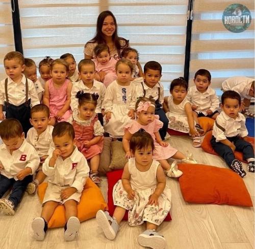 Кристина озтюрк, жительница Грузии, в свои 26 лет уже стала матерью 22 детей. 02