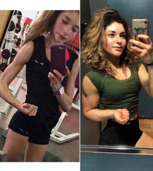 Победила анорексию и стала профессиональной сильной штангисткой. 01