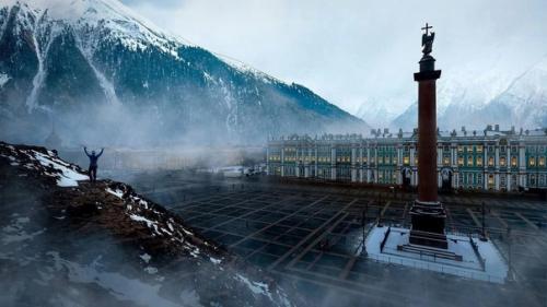 Вот как бы выглядел Петербург, если бы рядом были горы. 03