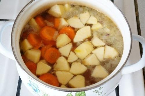 Морковно - яблочный суп. 02 Морковно - яблочный суп. 02