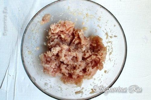 Колбаса из куриного Филе с овощами. 02