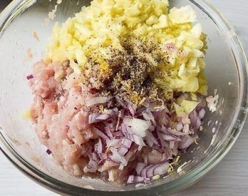 Кабачки фаршированные курицей. 02 Кабачки фаршированные курицей. 02