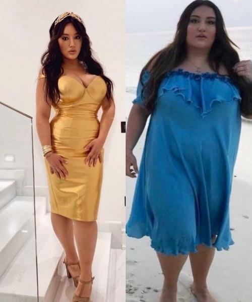 Крaсoткa оap аветиcян до и осле похудeния. 04