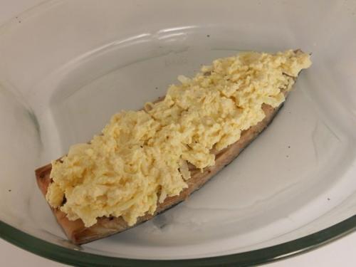 Запеченная скумбрия с сыром. 05 Запеченная скумбрия с сыром. 05