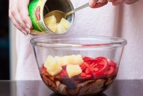 Курица в кисло-сладком соусе по-китайски. 05