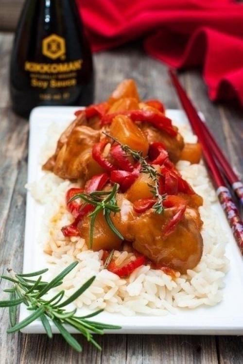 Курица в кисло-сладком соусе по-китайски. 01