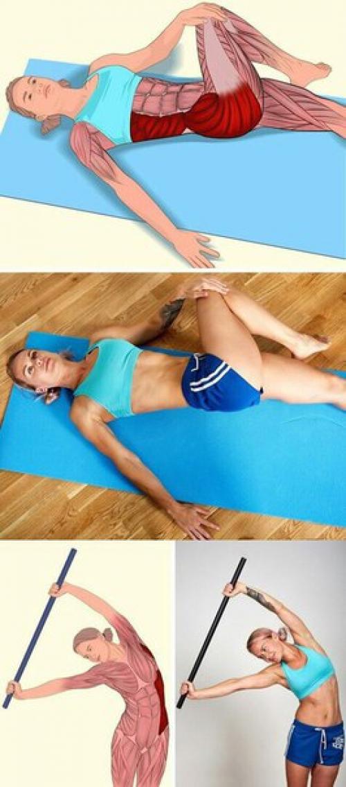 18 изображений, которые наглядно покажут, какие мышцы вы растягиваете? 02