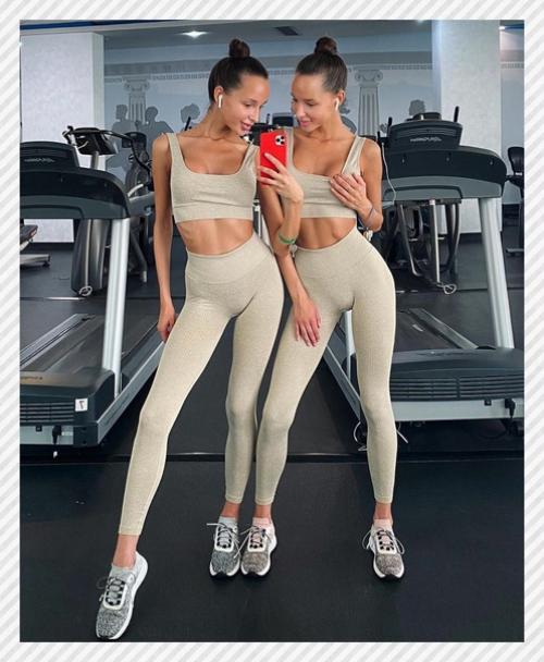 Спортивные девушки. У сестричек Алины и Аделины пр ст беск нечные н ги! 05