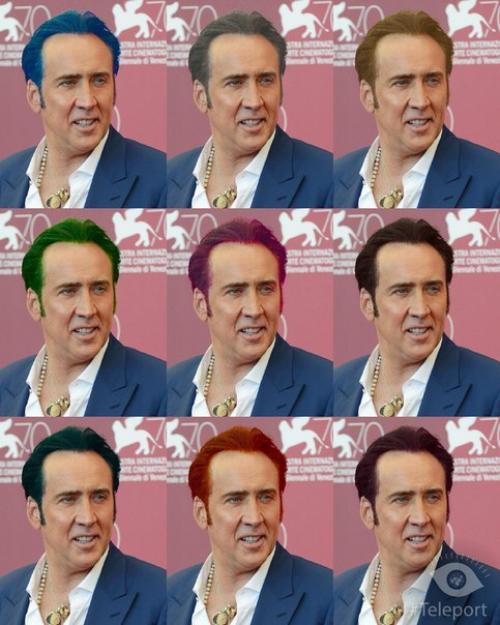 Социальные сети взорвало новое мобильное приложение Teleport, которое автоматически за 1 секунду превращает фото в коллаж с разными цветами волос. 04