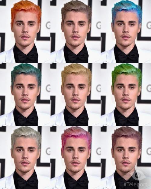 Социальные сети взорвало новое мобильное приложение Teleport, которое автоматически за 1 секунду превращает фото в коллаж с разными цветами волос. 02