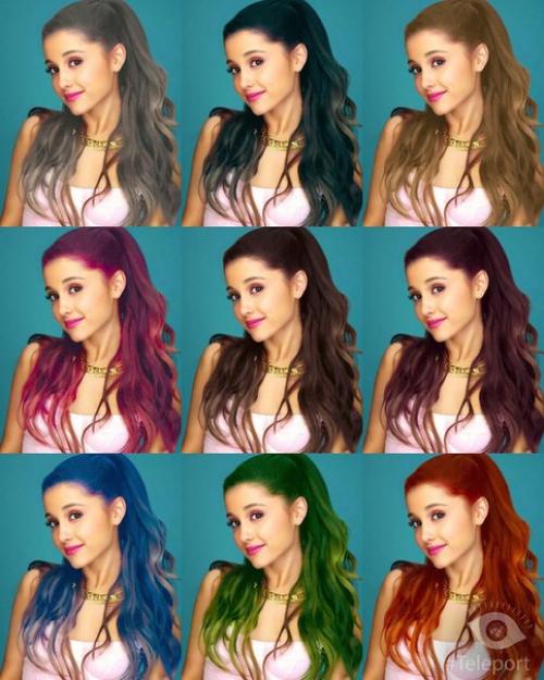 Социальные сети взорвало новое мобильное приложение Teleport, которое автоматически за 1 секунду превращает фото в коллаж с разными цветами волос. 07