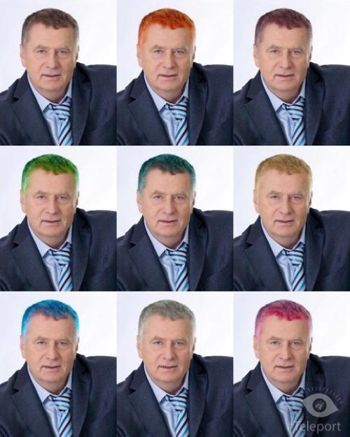 Социальные сети взорвало новое мобильное приложение Teleport, которое автоматически за 1 секунду превращает фото в коллаж с разными цветами волос. 03